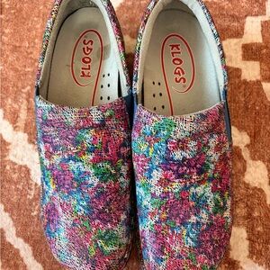 Klogs Multicolor Slip-On Shoes - Vibrant Pattern